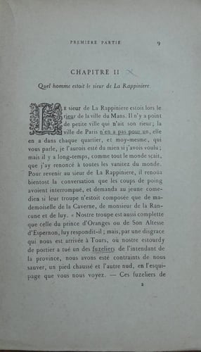 le roman comique (E9)