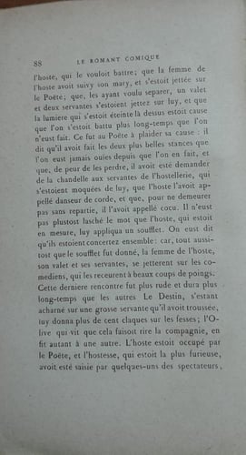 le roman comique (E9)