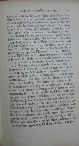 les idees sociales de taine (E9)