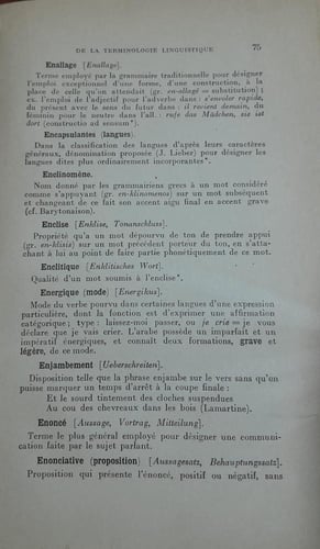 (E9) lexique de la terminologie linguistique