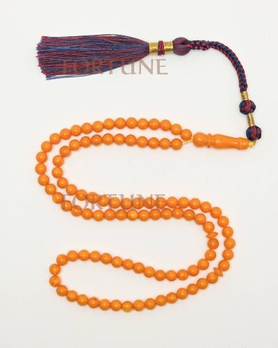 سبحة تراب الكهرمان ( برتقالي )