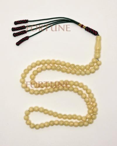 سبحة تراب الكهرمان ( كريمي)