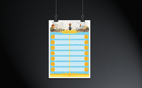 لوحة تميز ( علماء الرياضيات )