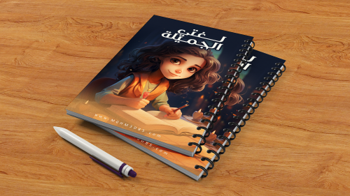 تصميم جاهز دفتر مدرسي ( لغتي الجميلة ) عام