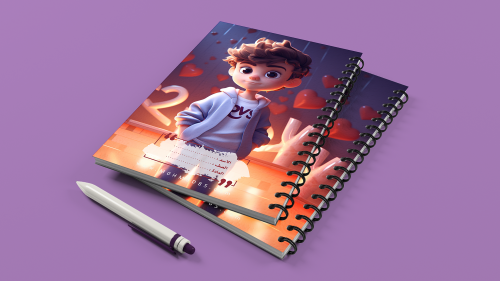 تصميم جاهز دفتر مدرسي شخصية roblox avatar