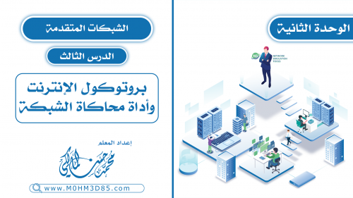 الدرس الثالث : بروتوكول الانترنت و أداة محاكاة الش...