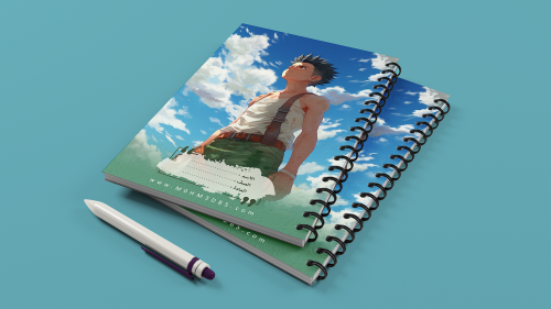 تصميم جاهز دفتر مدرسي غون فريكس gon Freecss Hunter...