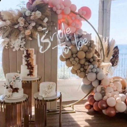 Flower wedding canopy