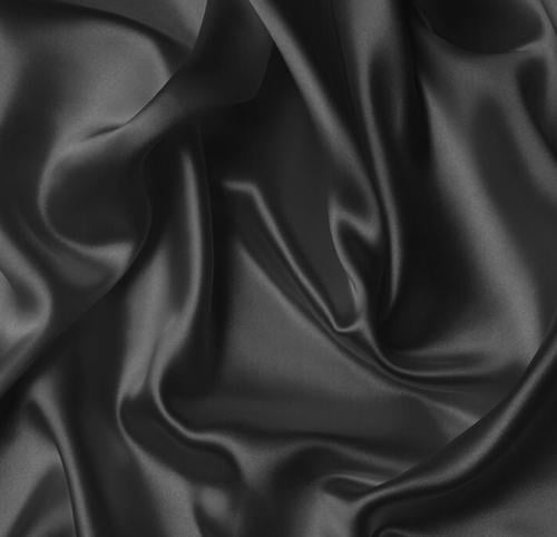 غطاء وسادة حرير رصاصي غامق-gray