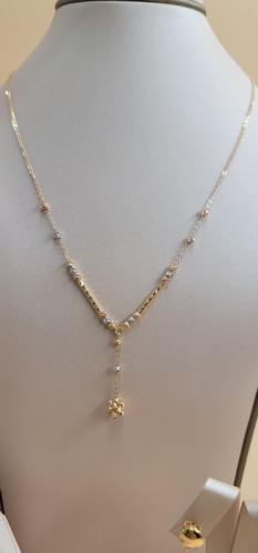 A daily and elegant Durika gold set - 18 karat