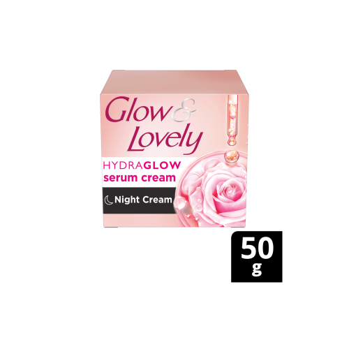 جلو اند لفلي كريم الليل المرطب بالسيروم والورد 50...