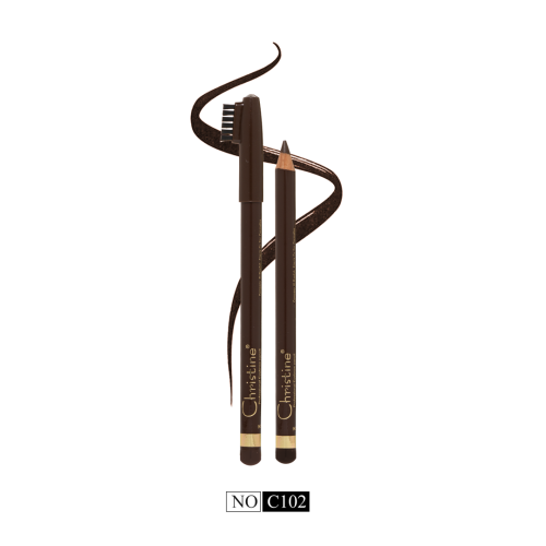 كرستين قلم حواجب ضد الماء بني وسط رقم CH-C102