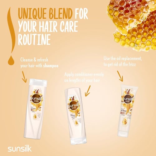 صنسيلك بلسم بزيت اللوز و العسل ضد التقصف 350 مل