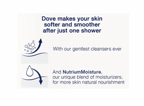 دوف سائل استحمام مغذي 250 مل مع ليفة هدية