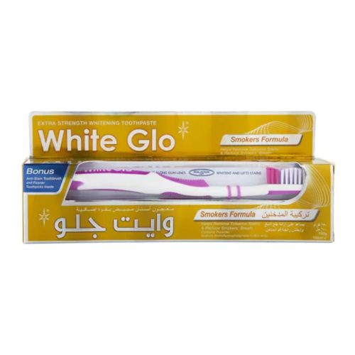 وايت جلو معجون اسنان للمدخنين مع فرشاة 100 مل