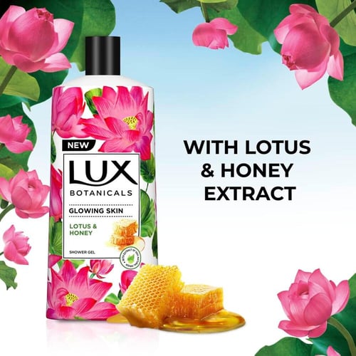 لوكس سائل استحمام زهره اللوتس و العسل 500 مل