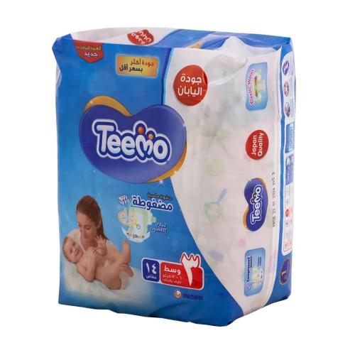 تيمو حفايض أطفال مقاس وسط ( 3 ) عدد 14 حفاضة