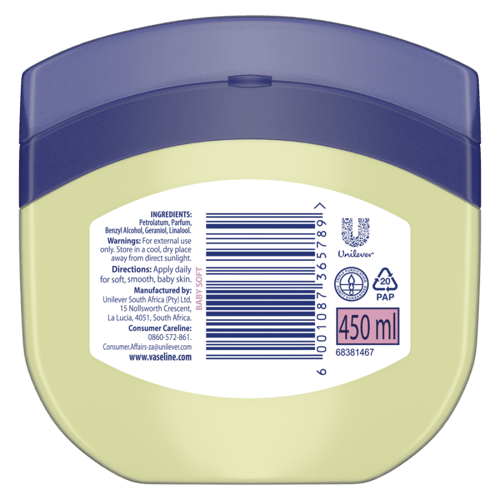 فازلين بتروليوم جيلي لحماية الطفل 450 مل