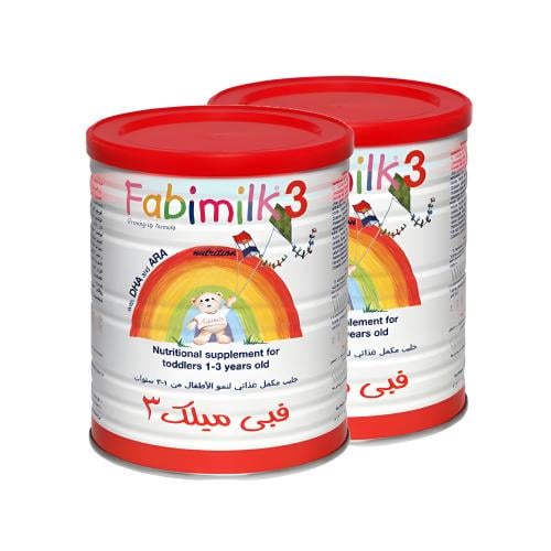 فابي ميلك حليب أطفال رقم (3) عبوة ترويجية 2*900 جم