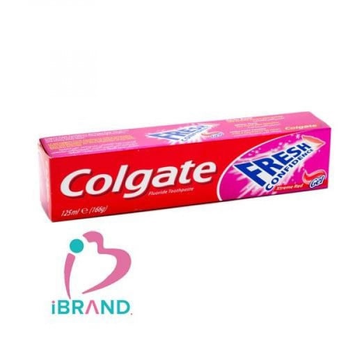 كولجيت معجون اسنان ثقة الانتعاش احمر قوي 125 مل