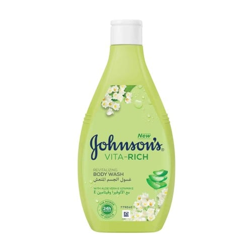 جونسون غسول الجسم المنعش مع الالوفيرا 250 مل