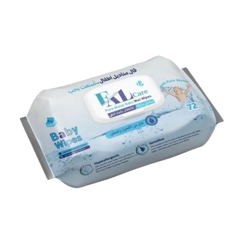 فال كير مناديل مبللة للأطفال بالماء النقي ولادي 72...