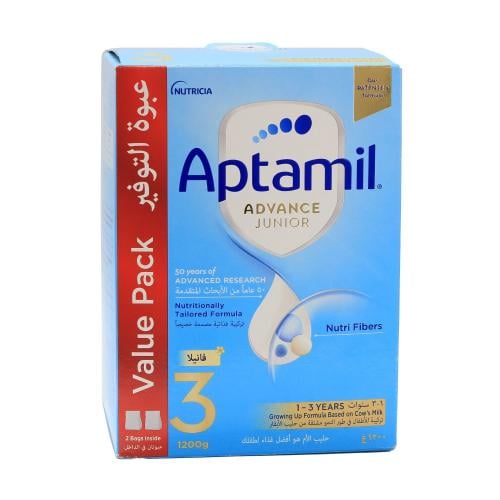 ابتاميل أدفانس جونيور 3 حليب أطفال بطعم الفانيلا 1...