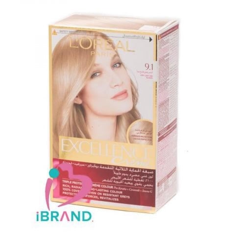 اكسلانس صبغة كريم أشقر رمادى فاتح جدا 9.1
