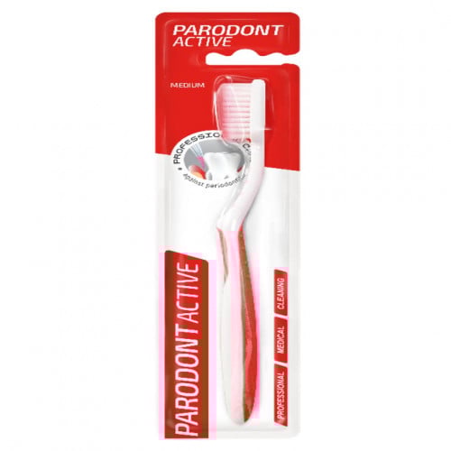 فرشاة اسنان بارودنت اكتيف شعيرات متوسطة