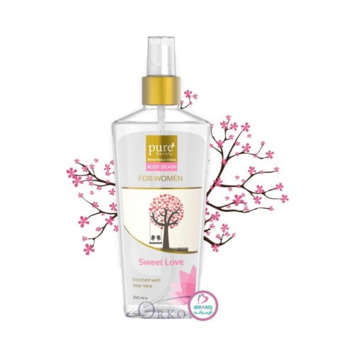 بيور بيوتي معطر جسم بخاخ للنساء سويت لوف 250 مل