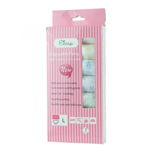 Pure Life Clute Disposable Panties 7 Pack L