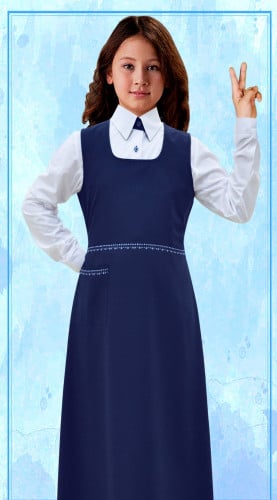 مريول ثانوي قطعتين موديل3