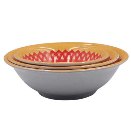 بادية ميلامين غضار احمر