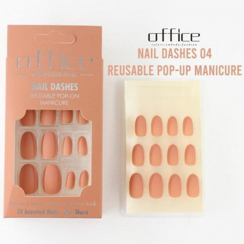 اظافر اوفيس مطفي مخملي لصق ذاتي - 04