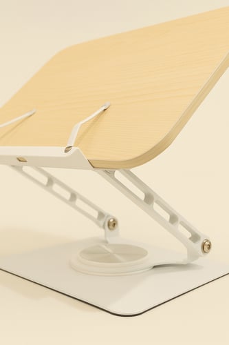 حامل قراءة خشبي 360ْ درجة