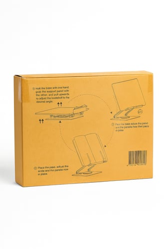 حامل قراءة خشبي 360ْ درجة