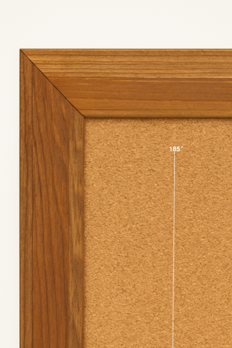 خريطة العالم القابلة للتعليق بإطار خشبي