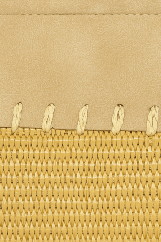 حقيبة خيوط القش الطبيعية