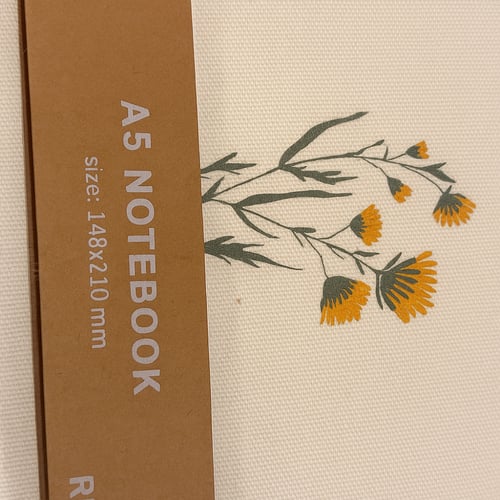 دفتر ملاحظات زهري أنيق (A5)