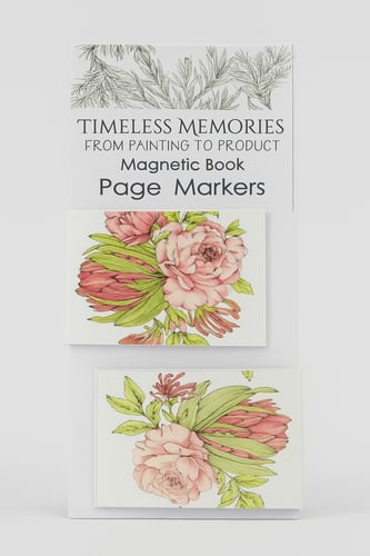 فواصل مغناطيسية بتصميم أزهار -صغير-