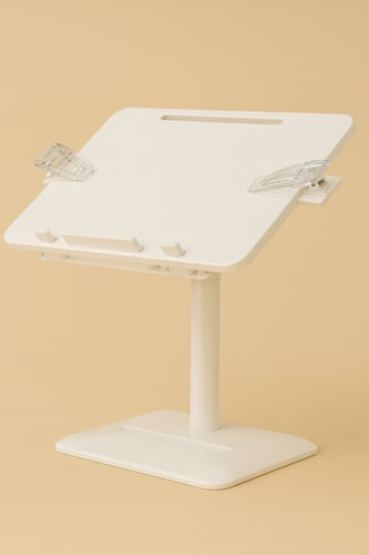 حامل للقراءة أبيض