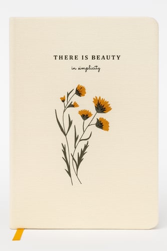 دفتر ملاحظات زهري أنيق (A5)