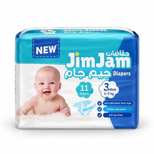 حفاضات أطفال Jim Jam – مقاس 3