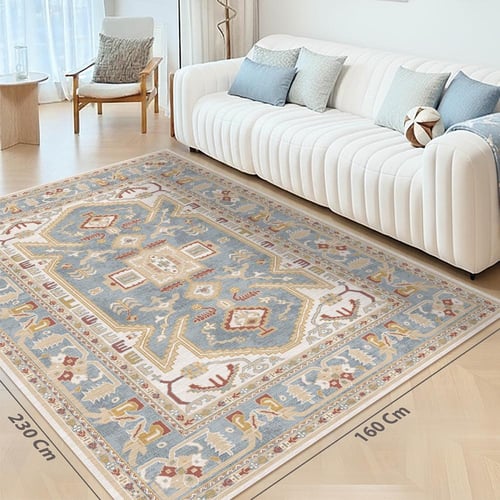 سجادة غرفة معيشة | نمط بوهيمي هندسي