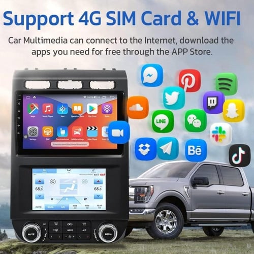 شاشة سيارة فورد F150 - 2016-2021