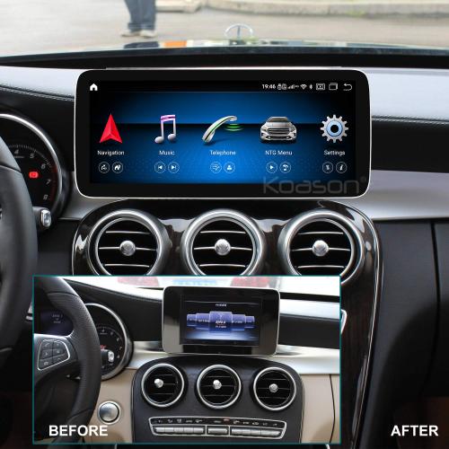 شاشة مرسيدس C200 - 2015-2018