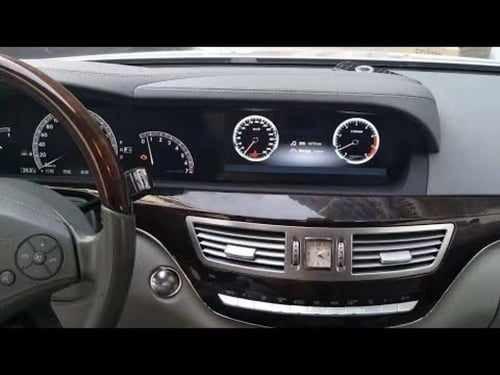 شاشة سيارة مرسيدس S350-S500 بانوراما - 2006-2013