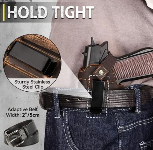 جراب مسدس 9 ملي للأخغاء - جلد طبيعي