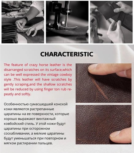 جراب مسدس ومحالة جلد طبيعي قابل لتعديل