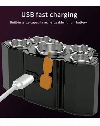 كشاف لرأس قابل لشحن USB